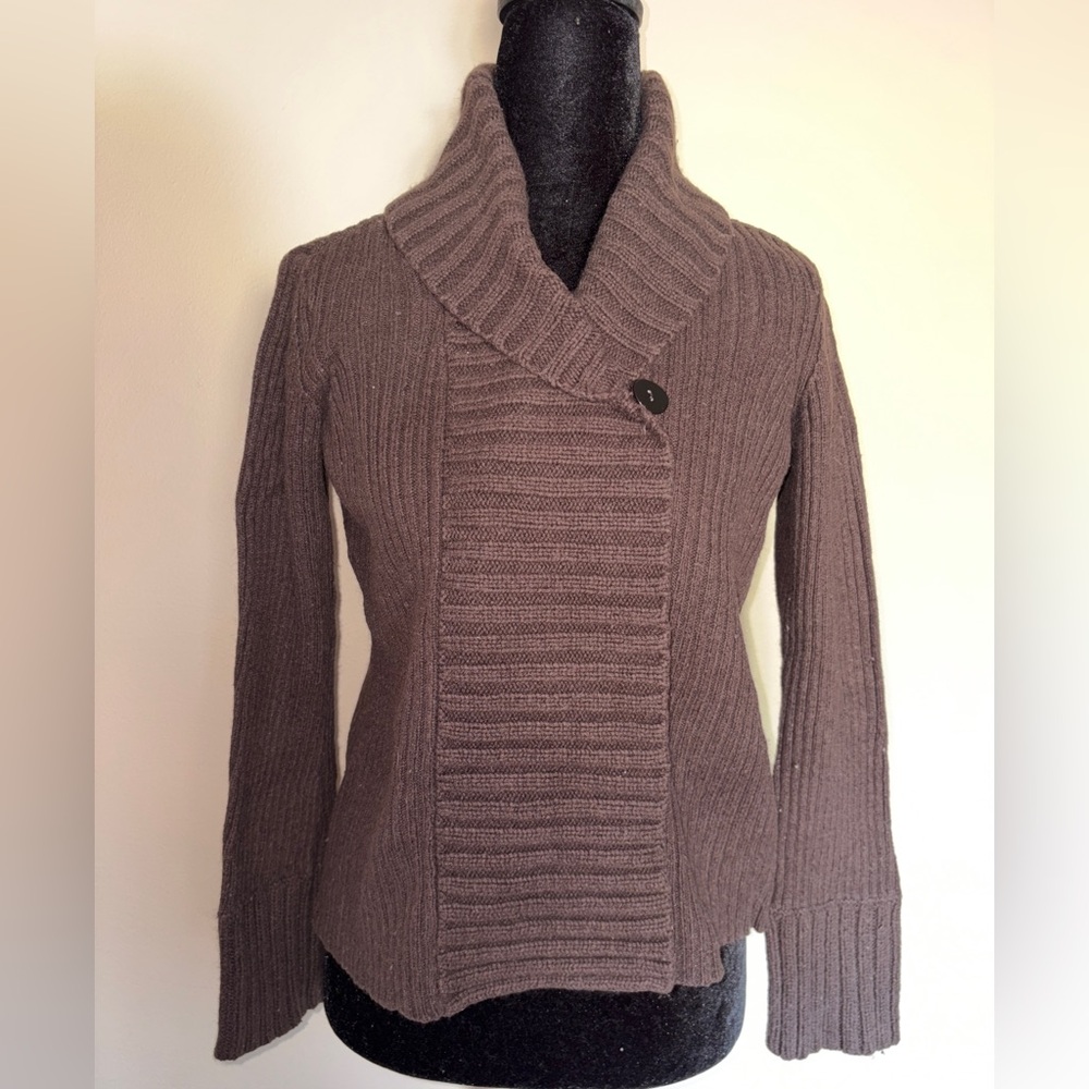 Calvin Klein Jeans Taupe Cowl Neck Sweater